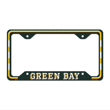 Green Bay Novelty Metal License Plate Frame LPF-541 12.25" x 6.5" Standard Frame (LPF)