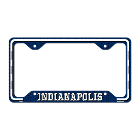 Indianapolis Novelty Metal License Plate Frame LPF-543 12.25" x 6.5" Standard Frame (LPF)