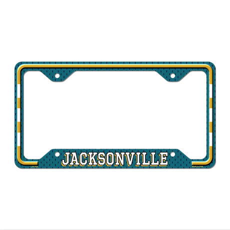 Jacksonville Novelty Metal License Plate Frame LPF-544 12.25" x 6.5" Standard Frame (LPF)