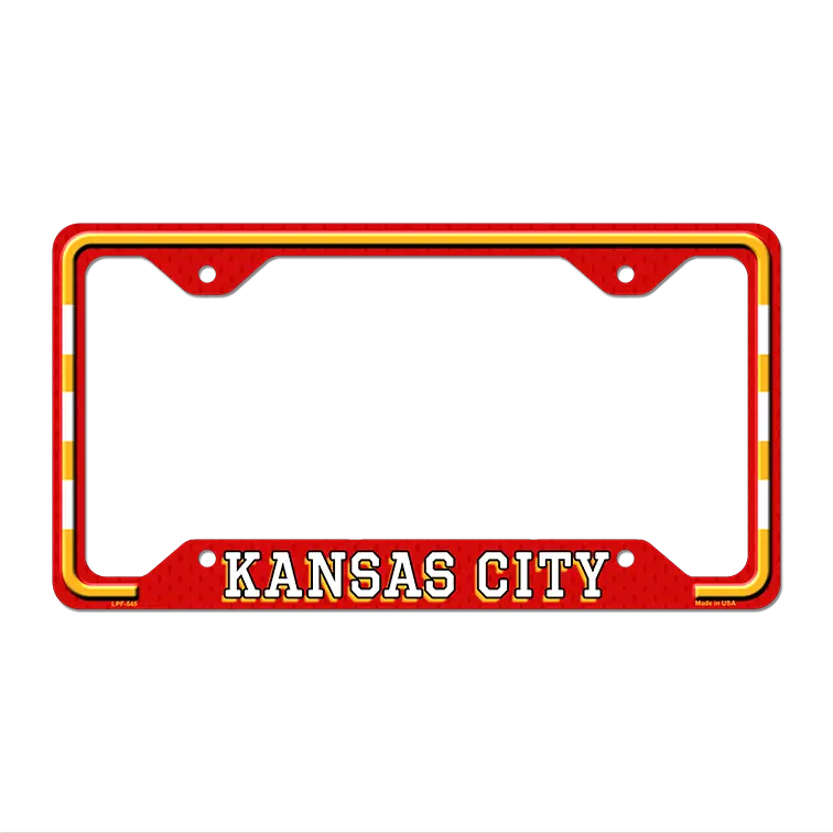 Kansas City Novelty Metal License Plate Frame LPF-545 12.25" x 6.5" Standard Frame (LPF)