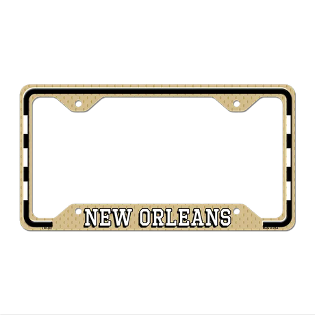 New Orleans Novelty Metal License Plate Frame LPF-552 12.25" x 6.5" Standard Frame (LPF)