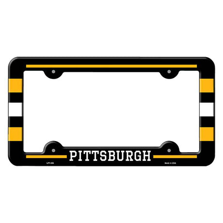 Pittsburgh Novelty Metal Molded License Plate Frame LPF-556