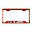 San Francisco Novelty Metal License Plate Frame LPF-557 12.25" x 6.5" Standard Frame (LPF)