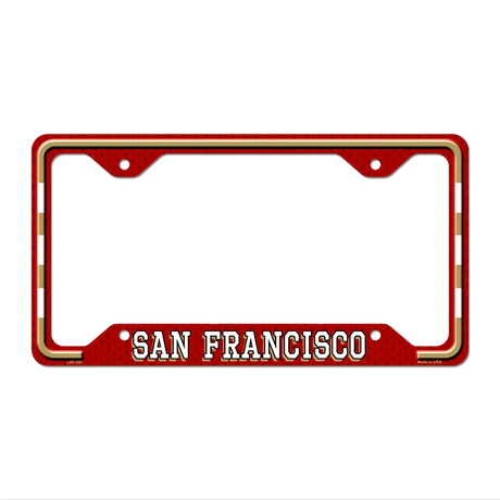 San Francisco Novelty Metal License Plate Frame LPF-557 12.25" x 6.5" Standard Frame (LPF)