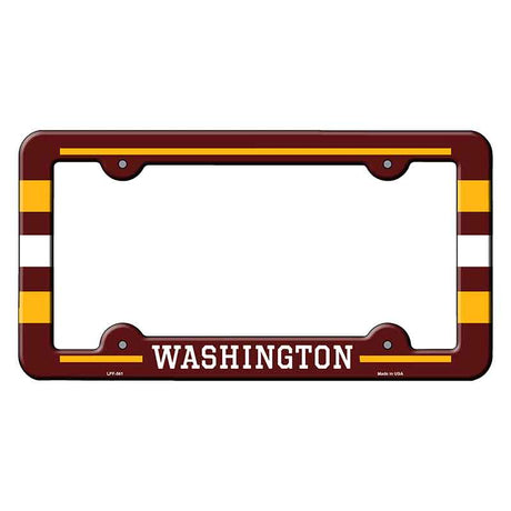 Washington Novelty Metal Molded License Plate Frame LPF-561