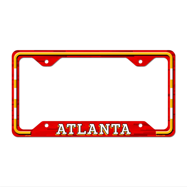 Atlanta Novelty Metal License Plate Frame LPF-562 12.25" x 6.5" Standard Frame (LPF)