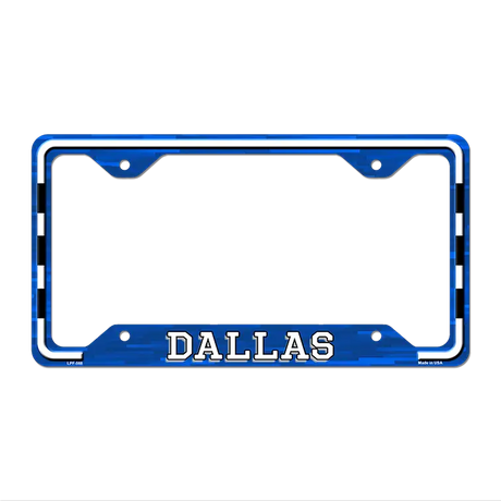 Dallas Novelty Metal License Plate Frame LPF-568 12.25" x 6.5" Standard Frame (LPF)