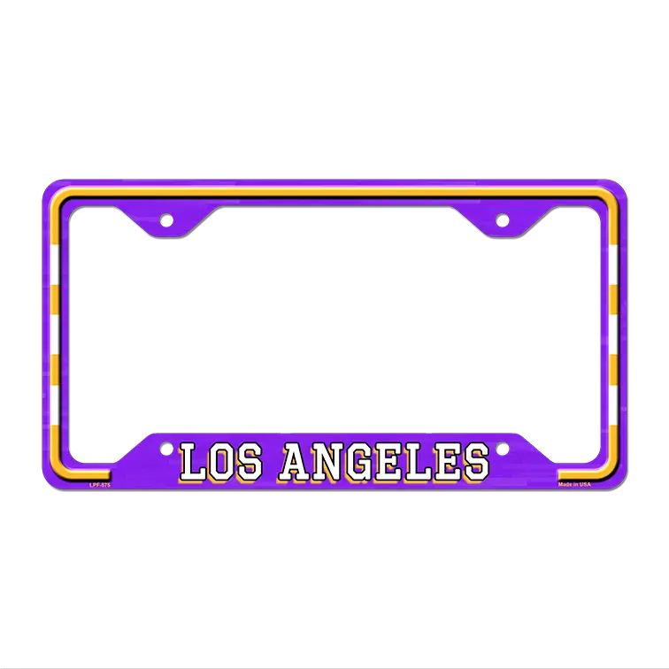 Los Angeles Novelty Metal License Plate Frame LPF-575 12.25" x 6.5" Standard Frame (LPF)