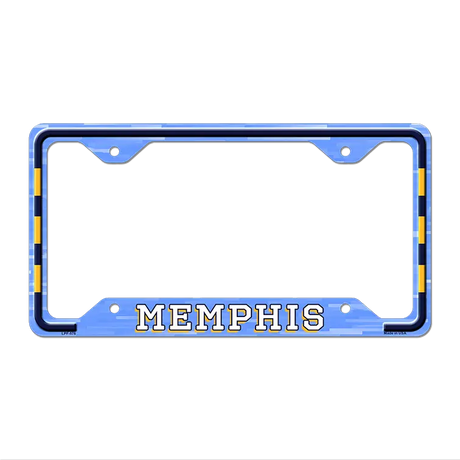 Memphis Novelty Metal License Plate Frame LPF-576 12.25" x 6.5" Standard Frame (LPF)