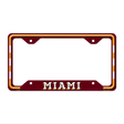 Miami Novelty Metal License Plate Frame LPF-577 12.25" x 6.5" Standard Frame (LPF)