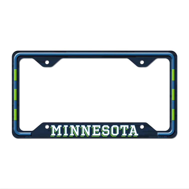 Minnesota Novelty Metal License Plate Frame LPF-579 12.25" x 6.5" Standard Frame (LPF)