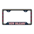 New Orleans Novelty Metal License Plate Frame LPF-580 12.25" x 6.5" Standard Frame (LPF)