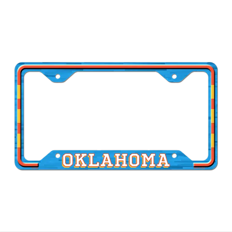 Oklahoma City Novelty Metal License Plate Frame LPF-582 12.25" x 6.5" Standard Frame (LPF)