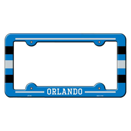 Orlando Novelty Metal Molded License Plate Frame LPF-583