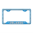 Orlando Novelty Metal License Plate Frame LPF-583 12.25" x 6.5" Standard Frame (LPF)
