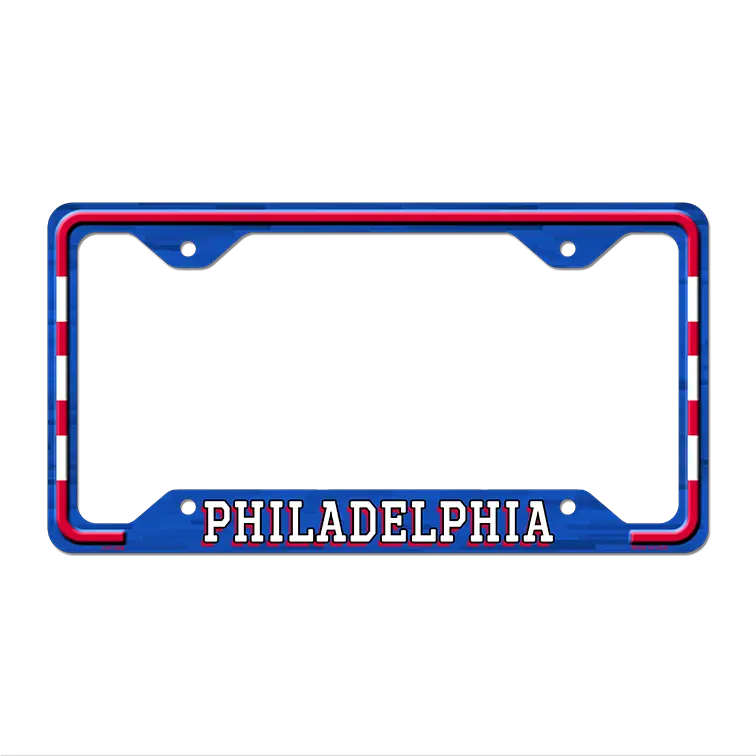 Philadelphia Novelty Metal License Plate Frame LPF-584 12.25" x 6.5" Standard Frame (LPF)