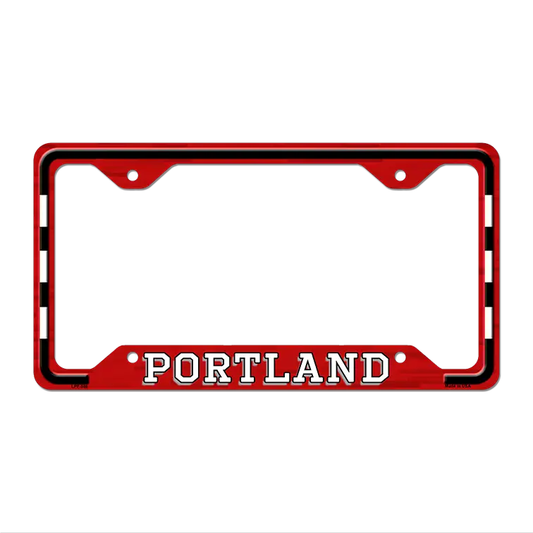 Portland Novelty Metal License Plate Frame LPF-586 12.25" x 6.5" Standard Frame (LPF)
