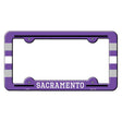 Sacramento Novelty Metal Molded License Plate Frame LPF-587
