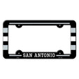 San Antonio Novelty Metal Molded License Plate Frame LPF-588