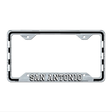 San Antonio Novelty Metal License Plate Frame LPF-588 12.25" x 6.5" Standard Frame (LPF)