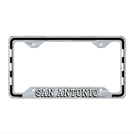 San Antonio Novelty Metal License Plate Frame LPF-588 12.25" x 6.5" Standard Frame (LPF)