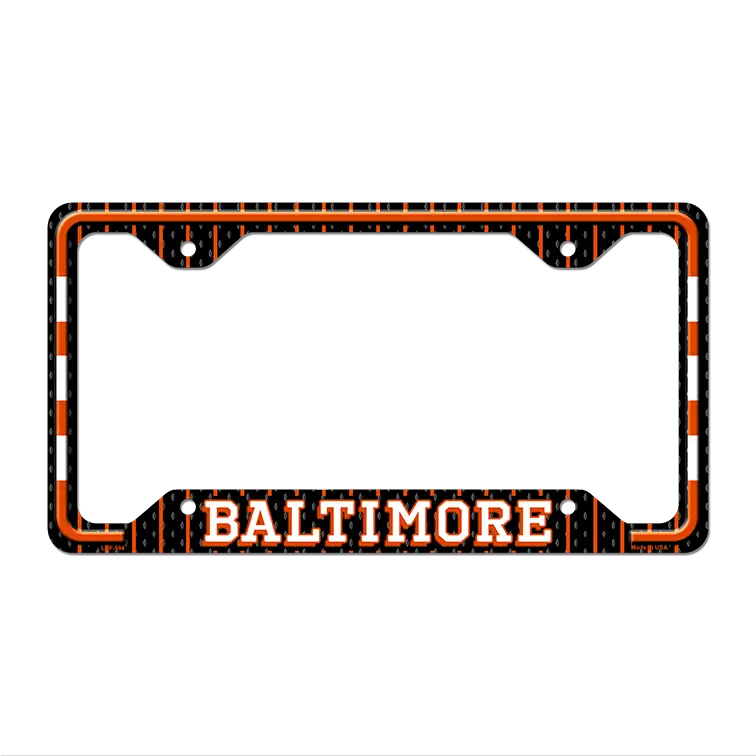 Baltimore Novelty Metal License Plate Frame LPF-594 12.25" x 6.5" Standard Frame (LPF)