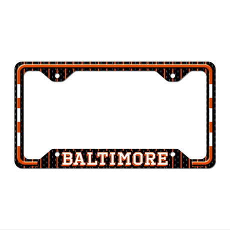 Baltimore Novelty Metal License Plate Frame LPF-594 12.25" x 6.5" Standard Frame (LPF)