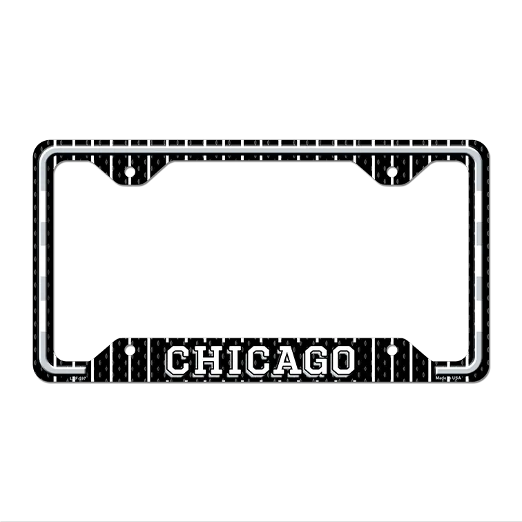 Chicago Novelty Metal License Plate Frame LPF-597 12.25" x 6.5" Standard Frame (LPF)