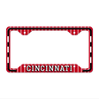 Cincinnati Novelty Metal License Plate Frame LPF-598 12.25" x 6.5" Standard Frame (LPF)