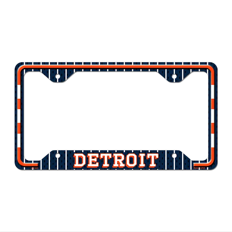 Detroit Novelty Metal License Plate Frame LPF-601 12.25" x 6.5" Standard Frame (LPF)