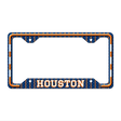 Houston Novelty Metal License Plate Frame LPF-602 12.25" x 6.5" Standard Frame (LPF)