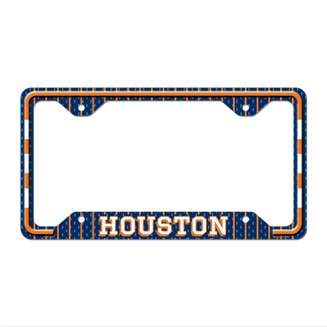Houston Novelty Metal License Plate Frame LPF-602 12.25" x 6.5" Standard Frame (LPF)