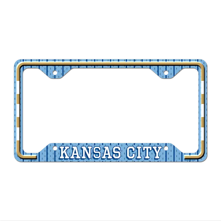Kansas City Novelty Metal License Plate Frame LPF-603 12.25" x 6.5" Standard Frame (LPF)