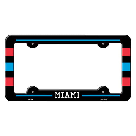 Miami Novelty Metal Molded License Plate Frame LPF-606