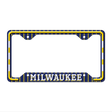Milwaukee Novelty Metal License Plate Frame LPF-607 12.25" x 6.5" Standard Frame (LPF)