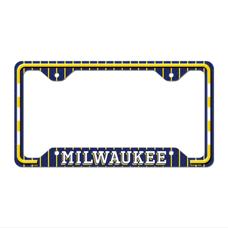 Milwaukee Novelty Metal License Plate Frame LPF-607 12.25" x 6.5" Standard Frame (LPF)