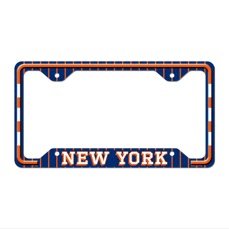 New York Novelty Metal License Plate Frame LPF-609 12.25" x 6.5" Standard Frame (LPF)