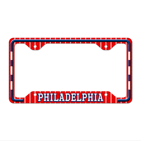 Philadelphia Novelty Metal License Plate Frame LPF-612 12.25" x 6.5" Standard Frame (LPF)