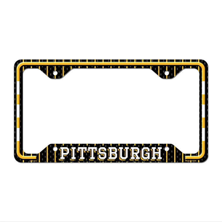Pittsburgh Novelty Metal License Plate Frame LPF-613 12.25" x 6.5" Standard Frame (LPF)