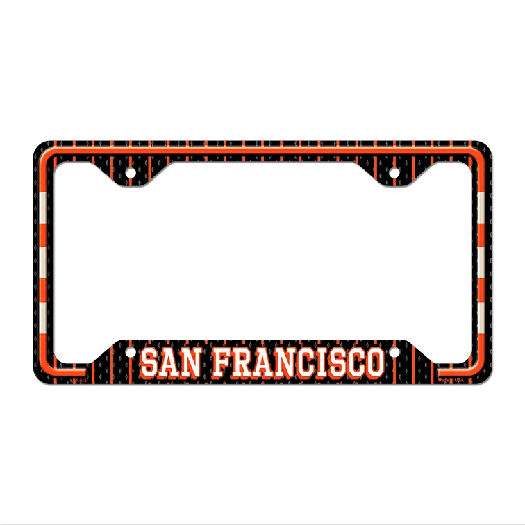 San Francisco Novelty Metal License Plate Frame LPF-615 12.25" x 6.5" Standard Frame (LPF)