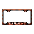 San Francisco Novelty Metal License Plate Frame LPF-615 12.25" x 6.5" Standard Frame (LPF)