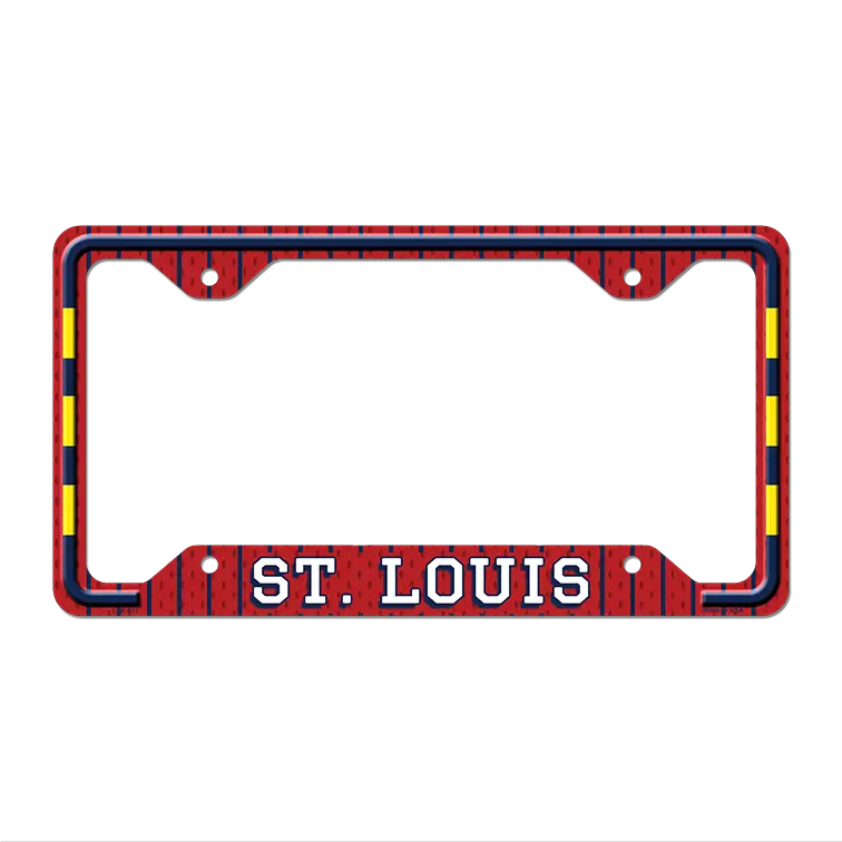 St Louis Novelty Metal License Plate Frame LPF-617 12.25" x 6.5" Standard Frame (LPF)
