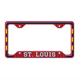 St Louis Novelty Metal License Plate Frame LPF-617 12.25" x 6.5" Standard Frame (LPF)
