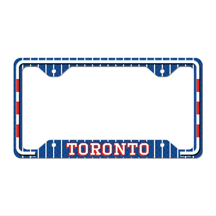 Toronto Novelty Metal License Plate Frame LPF-620 12.25" x 6.5" Standard Frame (LPF)