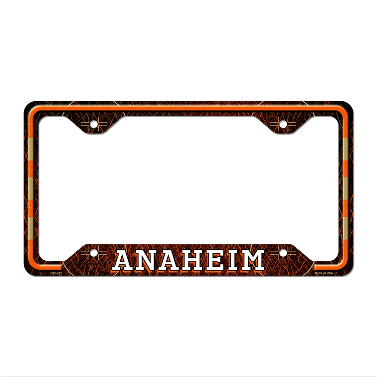 Anaheim Novelty Metal License Plate Frame LPF-622 12.25" x 6.5" Standard Frame (LPF)
