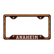Anaheim Novelty Metal License Plate Frame LPF-622 12.25" x 6.5" Standard Frame (LPF)