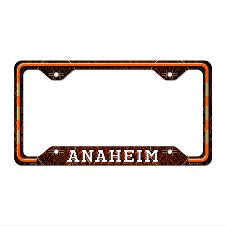 Anaheim Novelty Metal License Plate Frame LPF-622 12.25" x 6.5" Standard Frame (LPF)