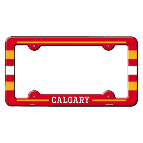Calgary Novelty Metal Molded License Plate Frame LPF-625