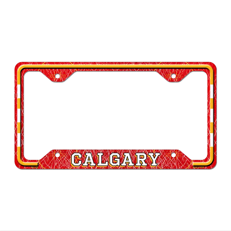 Calgary Novelty Metal License Plate Frame LPF-625 12.25" x 6.5" Standard Frame (LPF)