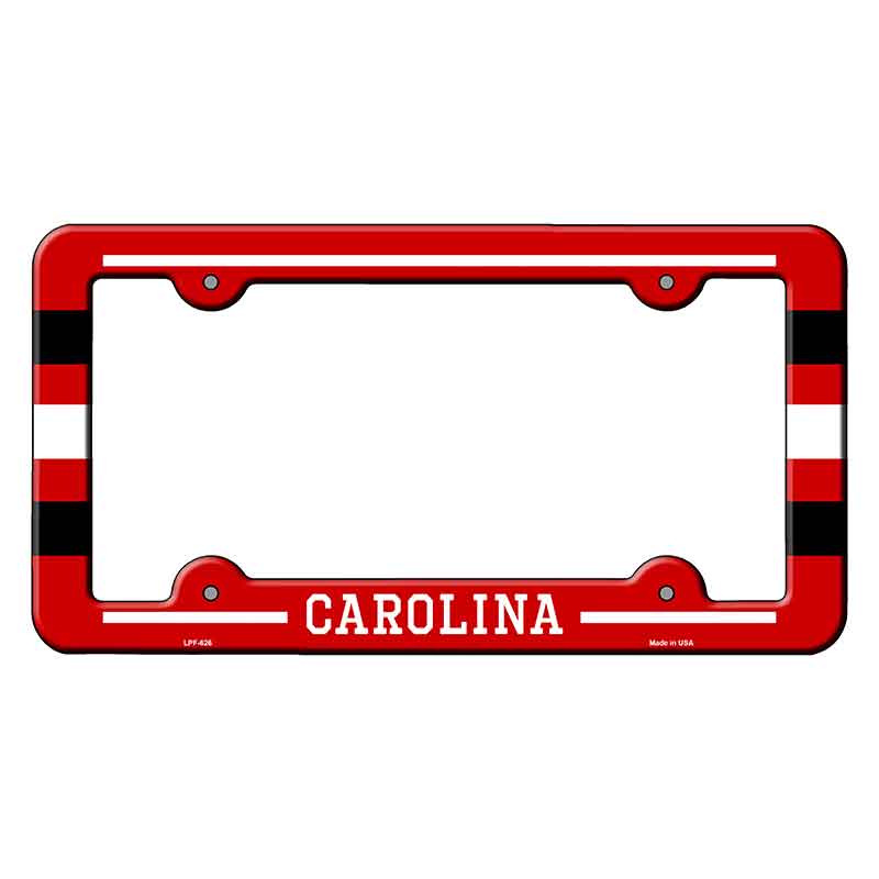 Carolina Novelty Metal Molded License Plate Frame LPF-626